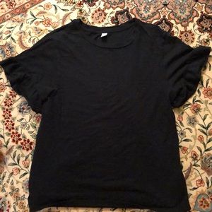 Old Navy Ruffle Sleeve Cotton Shirt